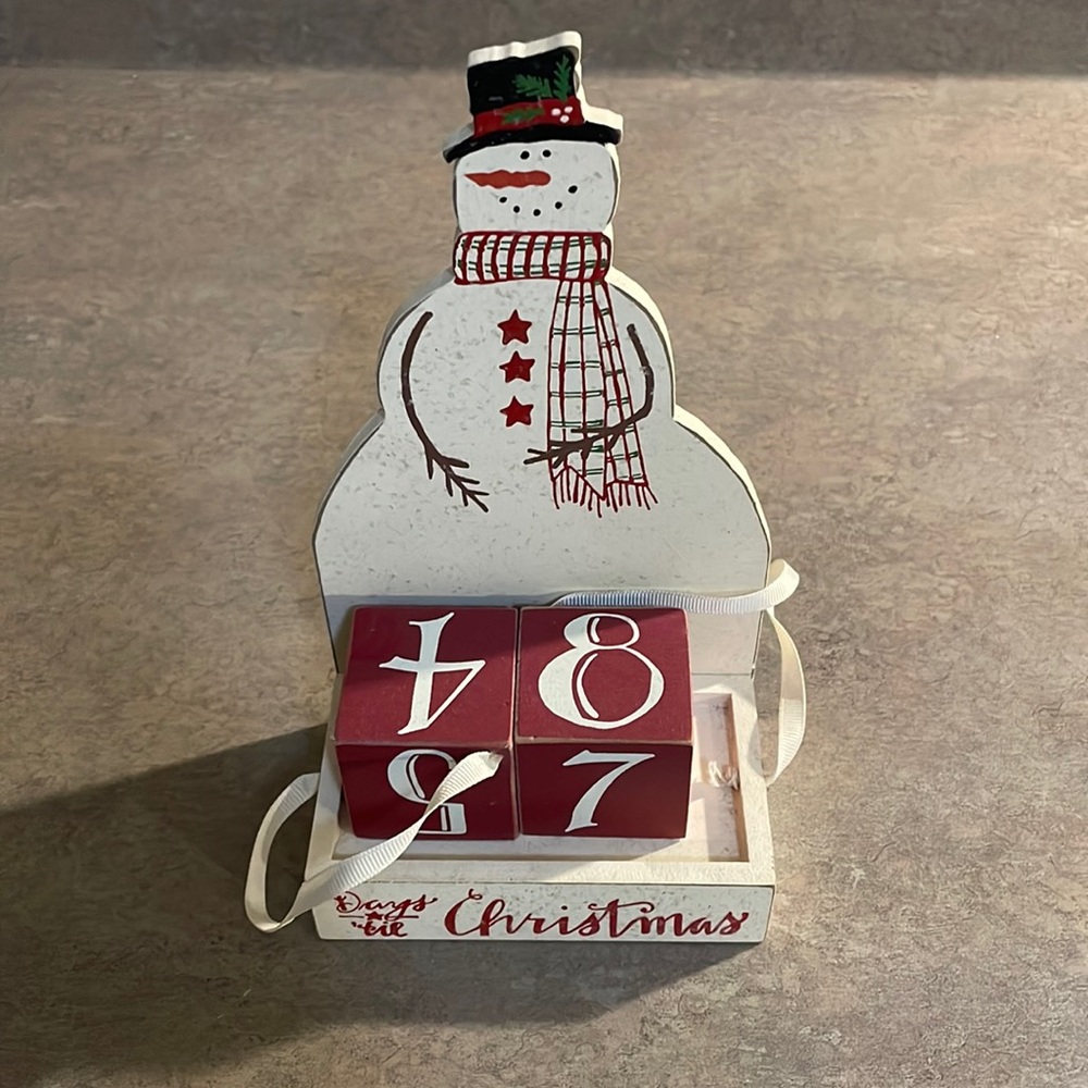 Christmas countdown ornament